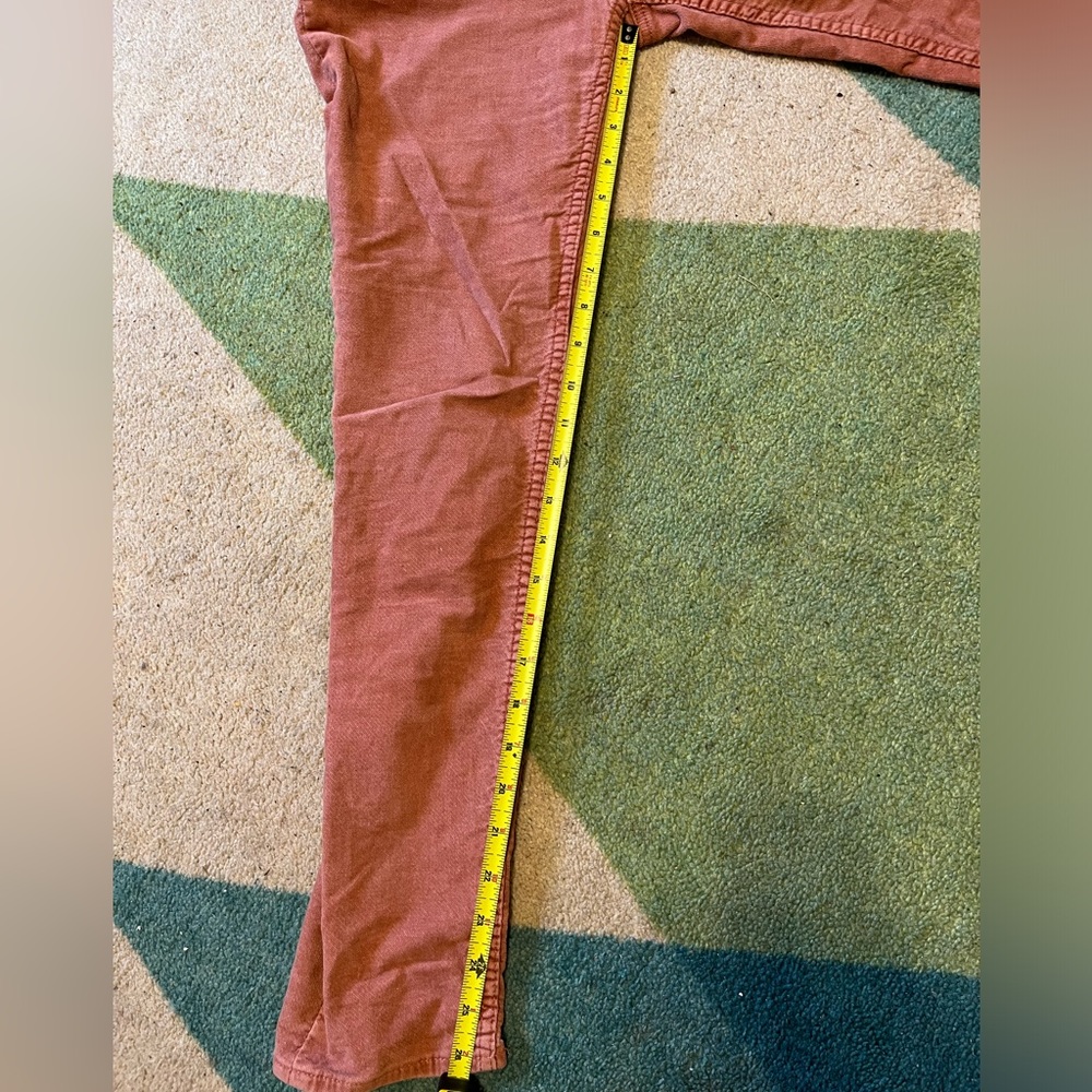 Loft High Waist Skinny Corduroy Pants, Spicy Clove, Size 4/27 - Picture 13 of 14